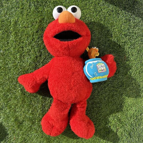 Jumbo Tickle me Elmo Mattel Fisher Price 2002 Sesame Street